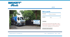 Desktop Screenshot of beckettfuels.com