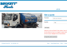 Tablet Screenshot of beckettfuels.com